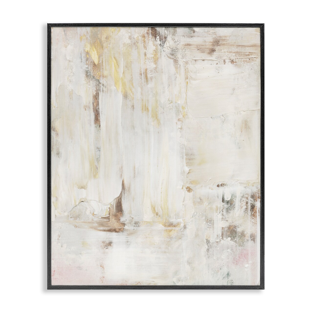 Stupell Industries Natural Muted Abstract Framed Giclee Design by Victoria Barnes